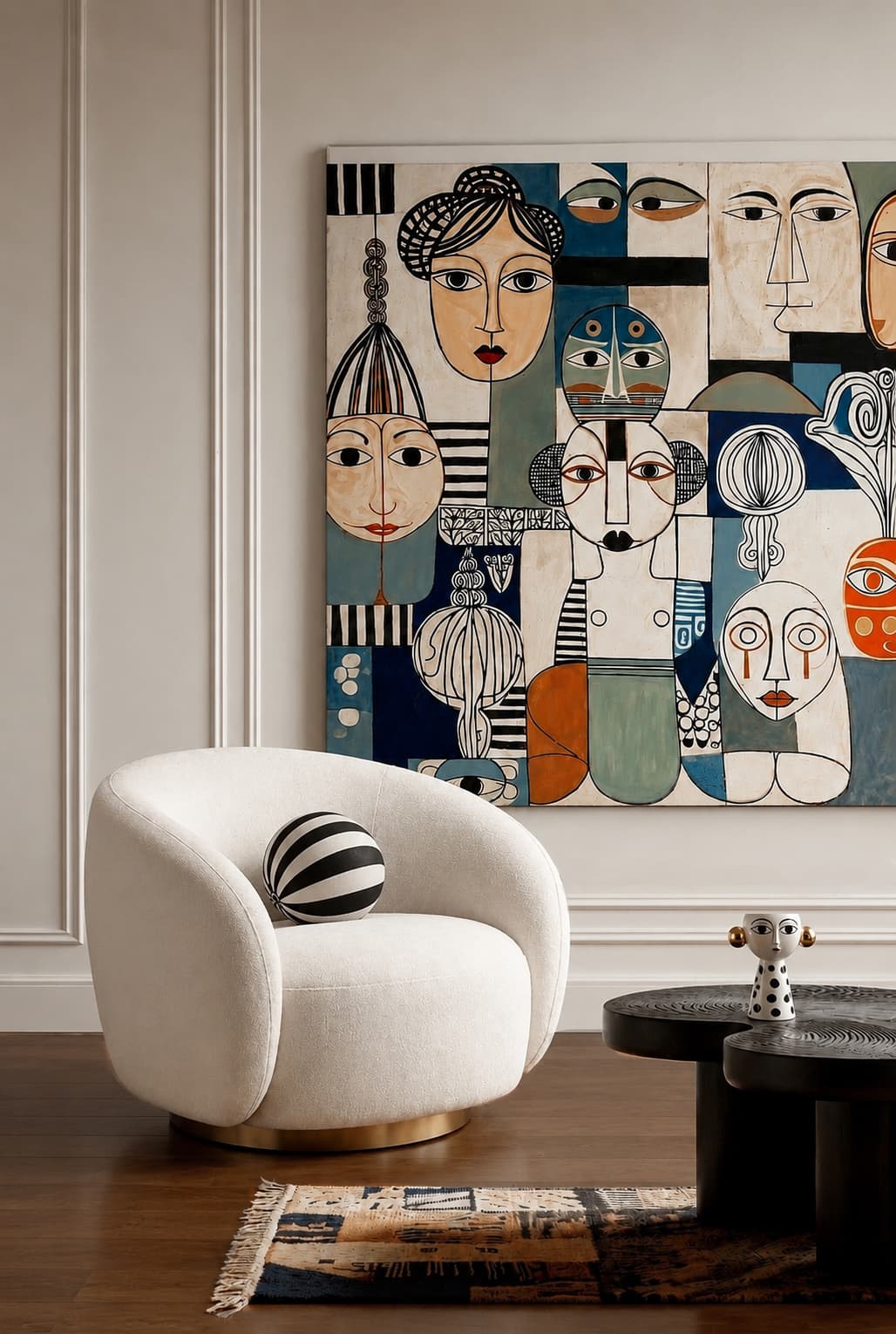 Curved Armchair